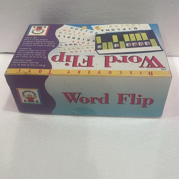 Vintage Discovery toys Word flip complete spelling family game educational Toy - Picture 5 of 10